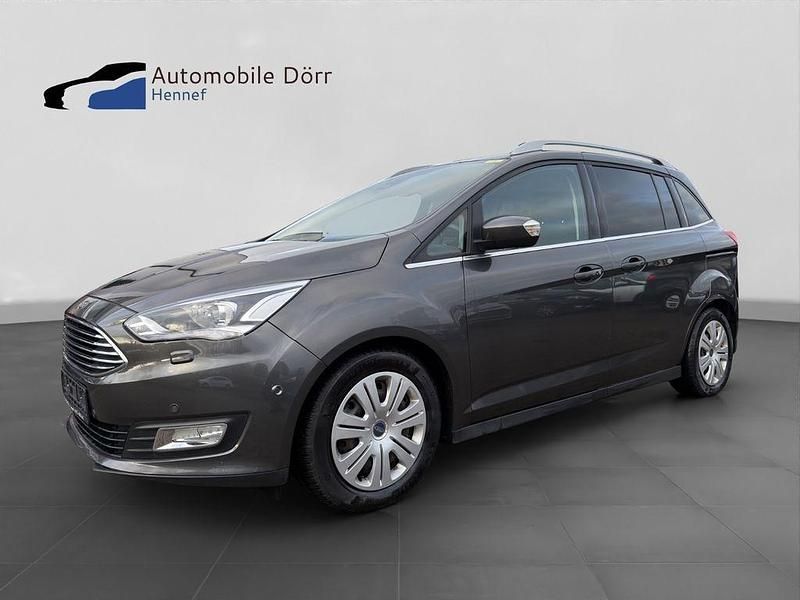 Grau Gebraucht 2018 Ford Grand C-Max Titanium Van / Kleinbus | 12.700 € (Etwas zu teuer) - Bild 1/4