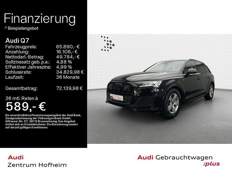 Gebraucht Audi Q7 S-Line 286 PS (210 kW) 2023 Mythosschwarz metallic SUV