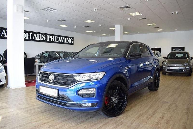 Blau Gebraucht 2018 VW T-Roc Sportline SUV | 24.480 € (Fairer Preis) - Bild 1/4