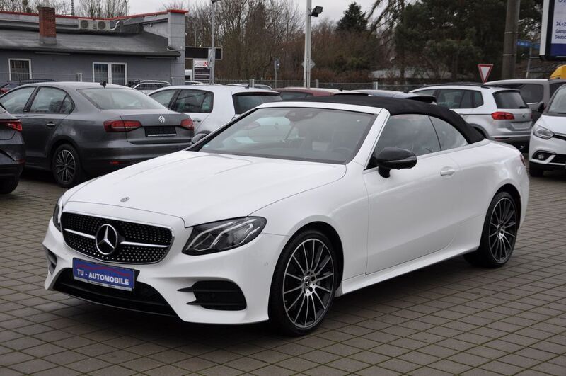 Gebraucht Mercedes E450 AMG 367 PS (269 kW) 2019 Polarweiss  unilack Cabrio