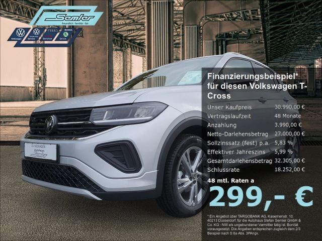 Silber Gebraucht 2025 VW T-Cross IQ Drive SUV | 30.990 € (Etwas zu teuer) - Bild 1/4