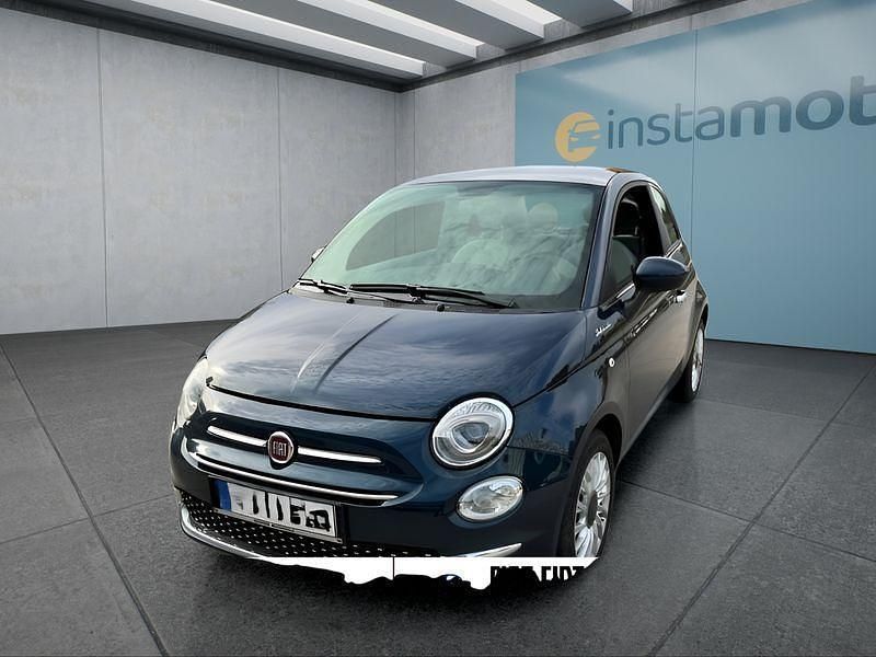 Blau Gebraucht 2021 Fiat 500 Kleinwagen | 11.249 € (Guter Preis) - Bild 1/4
