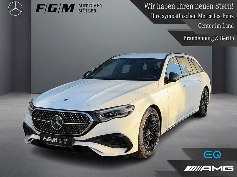 Gebraucht Mercedes E300 AMG line 313 PS (230 kW) 2024 Unilack polarweiß Kombi