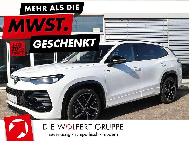Pure white Neu 2025 VW Tayron R-line SUV | 60.242 € (Fairer Preis) - Bild 1/4