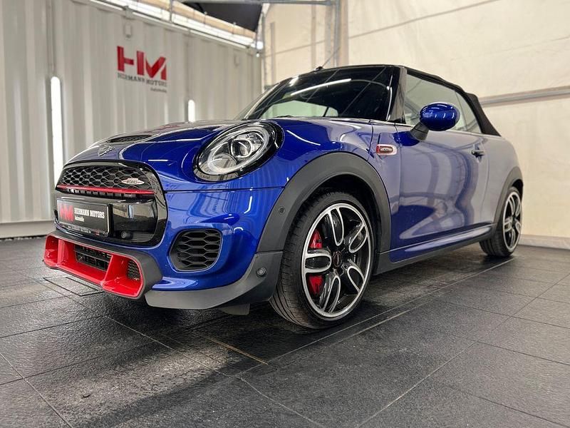 Blau Gebraucht 2020 Mini John Cooper Works Cabriolet Cabrio | 29.890 € (Fairer Preis) - Bild 1/4