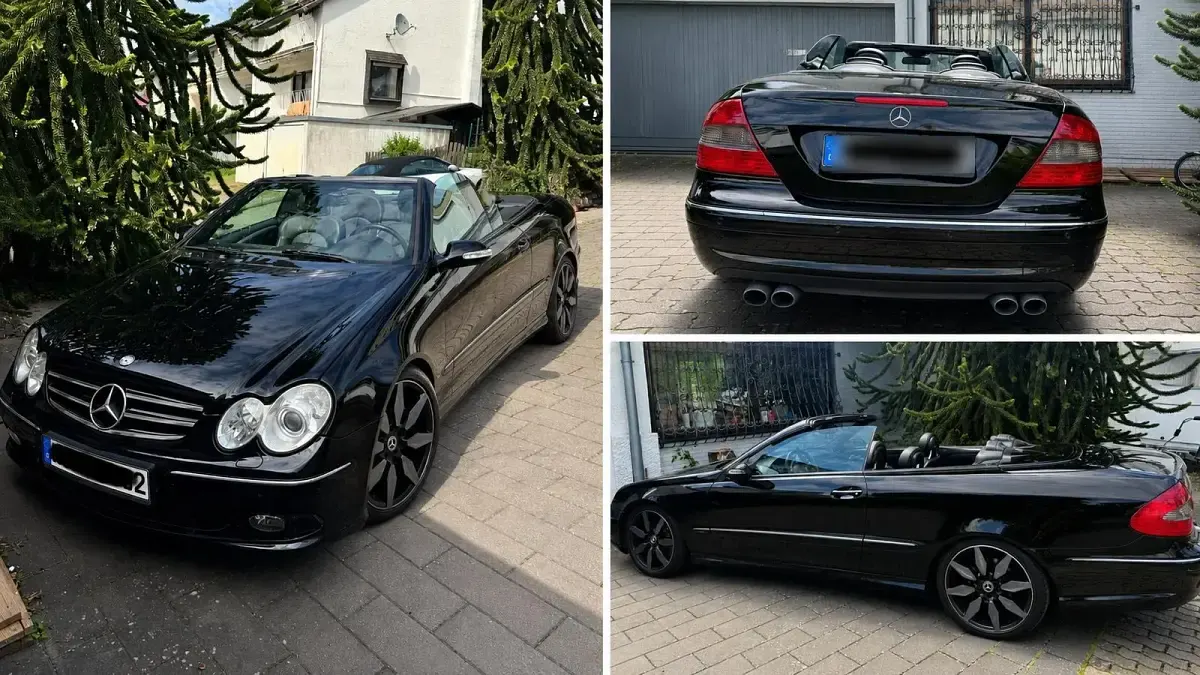 Gebraucht Mercedes CLK350 272 PS (200 kW) 2007 Schwarz Cabrio