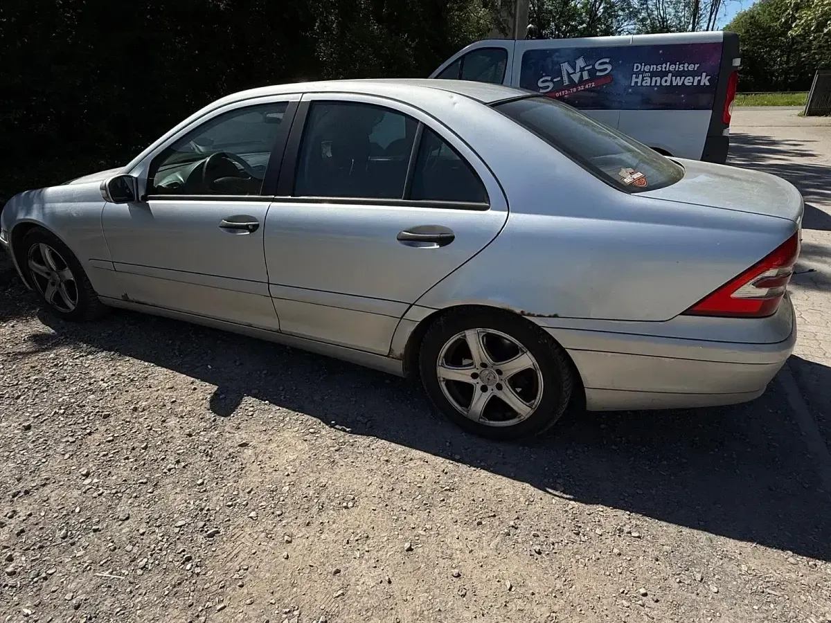 Brugt Mercedes C320 218 HK (160 kW) 2002 Sølv Sedan