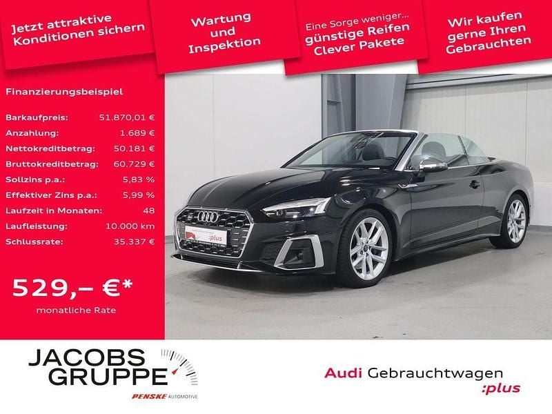 Gebraucht Audi S5 Cabriolet Ambiente 354 PS (260 kW) 2023 Mythosschwarz metallic Cabrio
