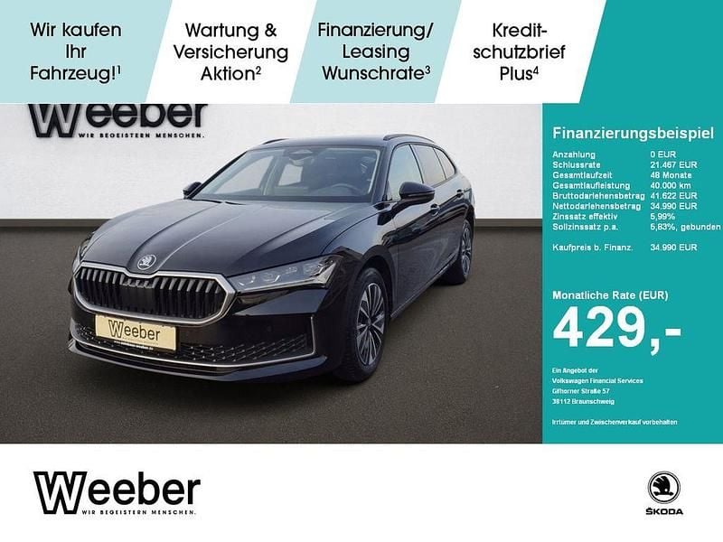 Gebraucht Skoda Superb Selection 150 PS (110 kW) 2025 Schwarz Kombi