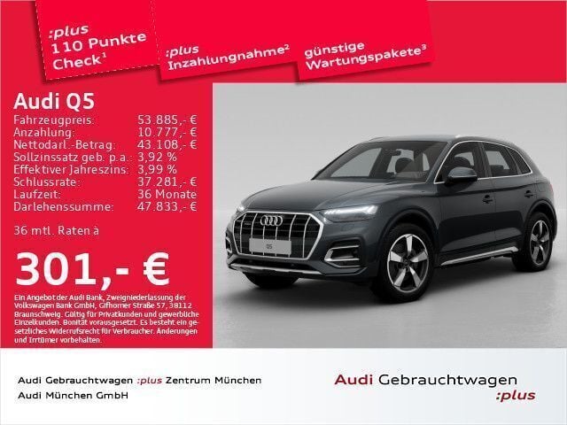 Gebraucht Audi Q5 Advanced Plus 299 PS (219 kW) 2024 Manhattangrau metallic SUV