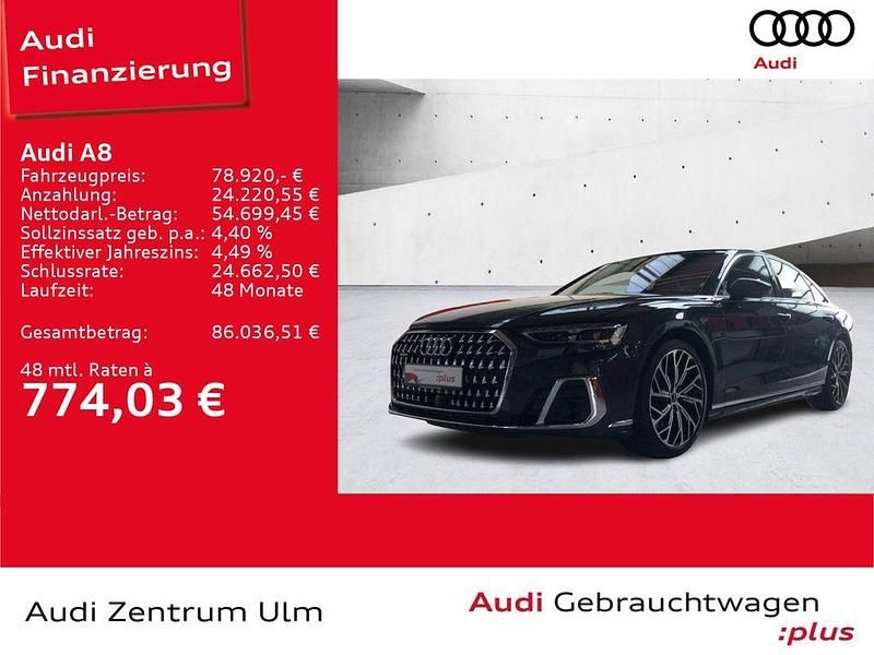 Manhattangrau metallic Gebraucht 2024 Audi A8 Ambiente Limousine | 78.920 € (Teuer) - Bild 1/4