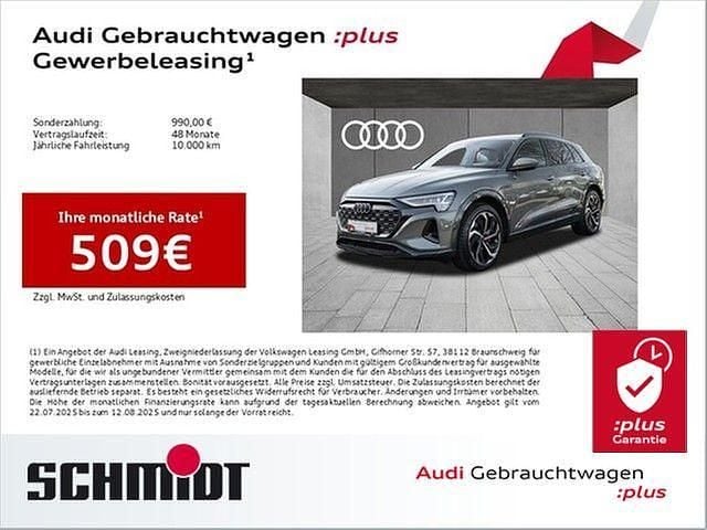 Chronosgrau metallic Gebraucht 2024 Audi Q8 e-tron Advanced Plus SUV | 64.440 € (Guter Preis) - Bild 1/3
