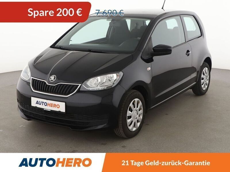 Schwarz Gebraucht 2018 Skoda Citigo Ambition Kleinwagen | 7.490 € (Fairer Preis) - Bild 1/3