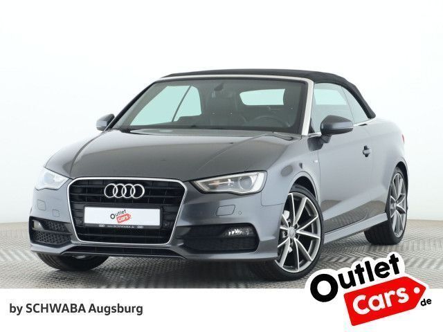 Grau Gebraucht 2015 Audi A3 Cabriolet S-Line Cabrio | 18.890 € (Fairer Preis) - Bild 1/4