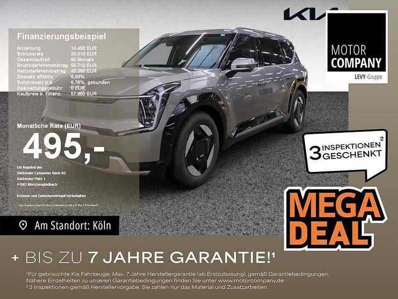 Metallic Gebraucht 2024 Kia EV9 SUV | 59.790 € (Superpreis) - Bild 1/4