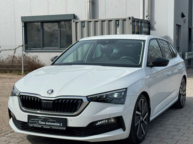 Weiß Gebraucht 2019 Skoda Scala Active Kleinwagen | 16.990 € (Fairer Preis) - Bild 1/4