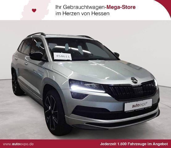Silber Gebraucht 2020 Skoda Karoq SportLine SUV | 21.189 € (Guter Preis) - Bild 1/4