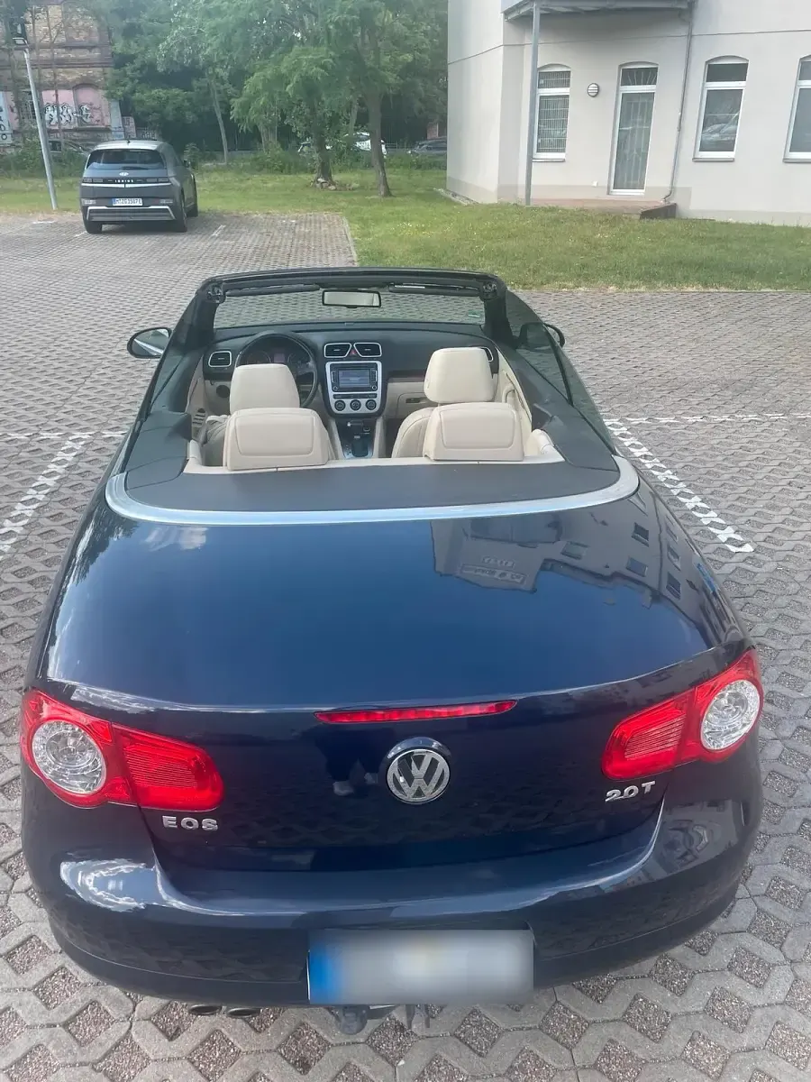 Gebraucht VW Eos 200 PS (147 kW) 2010 Blau Cabrio