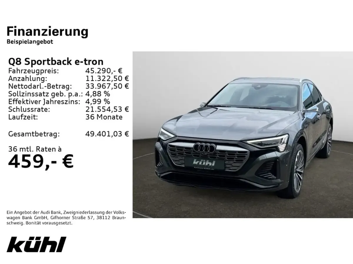 Gebraucht Audi Q8 Sportback e-tron S-Line 300 kW (408 PS) 2024 SUV