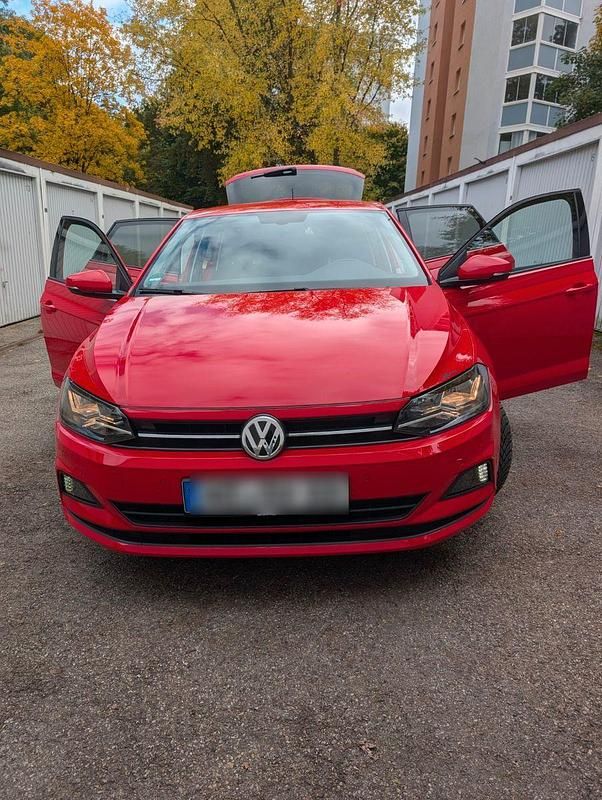 Rot Gebraucht 2018 VW Polo Comfortline Kleinwagen | 10.999 € (Fairer Preis) - Bild 1/4