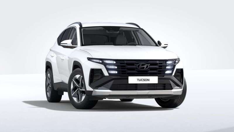 Atlas white Neu 2025 Hyundai Tucson Trend SUV | 30.330 € (Superpreis) - Bild 1/4