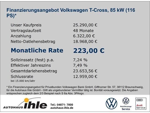 Gebraucht VW T-Cross R 116 PS (85 kW) 2024 Grau SUV