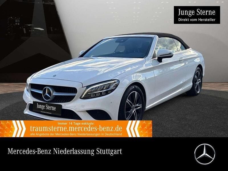 Weiß Gebraucht 2022 Mercedes C220 Cabrio | 33.990 € (Guter Preis) - Bild 1/3