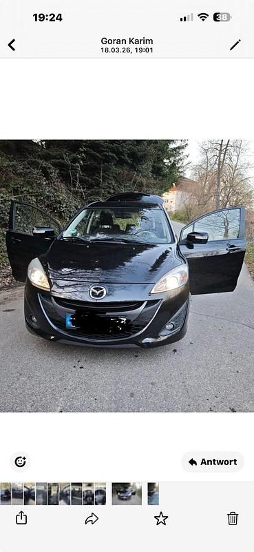 Gebraucht Mazda 5 116 PS (85 kW) 2013 Schwarz Van / Kleinbus