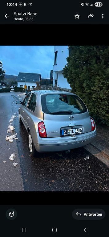 Gebraucht Nissan Micra 80 PS (58 kW) 2006 Silber Kleinwagen
