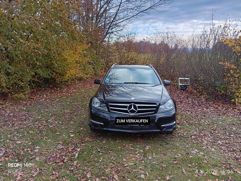Schwarz Gebraucht 2014 Mercedes C180 Avantgarde Kombi | 9.200 € (Superpreis) - Bild 1/4