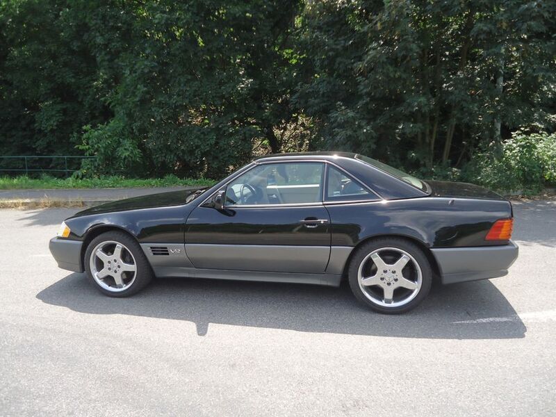 Gebraucht Mercedes SL600 394 PS (289 kW) 1995 Schwarz Cabrio