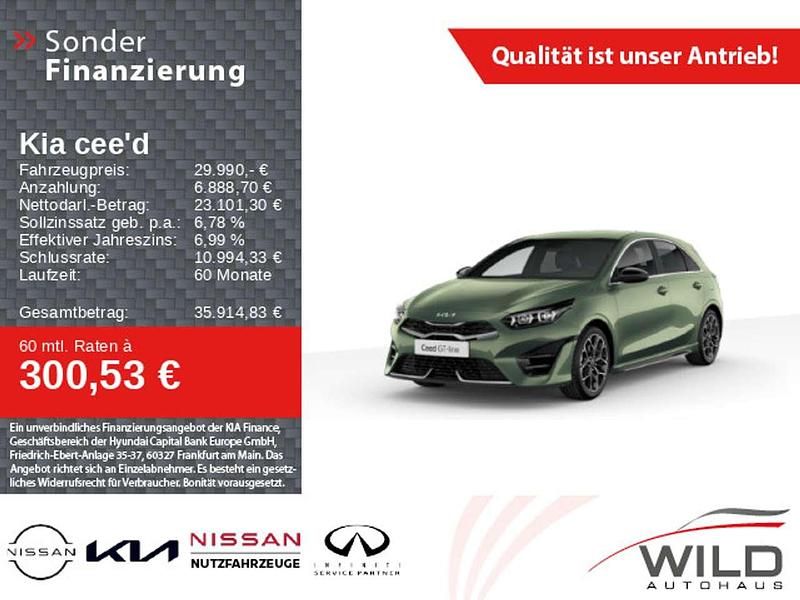 Experience green Neu 2025 Kia Ceed GT-Line Kleinwagen | 29.990 € (Fairer Preis) - Bild 1/3