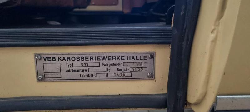 Gebraucht Wartburg 311 37 PS (27 kW) 1958