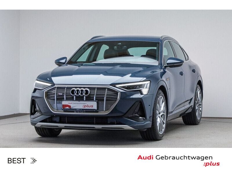 Plasmablau metallic Gebraucht 2021 Audi e-tron Sportback S-Line SUV | 35.888 € (Fairer Preis) - Bild 1/4