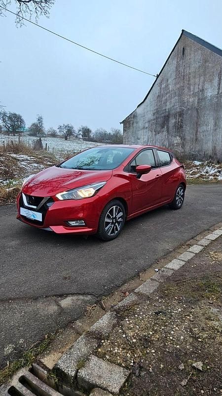 Rot Gebraucht 2018 Nissan Micra Acenta Kleinwagen | 10.200 € (Fairer Preis) - Bild 1/4