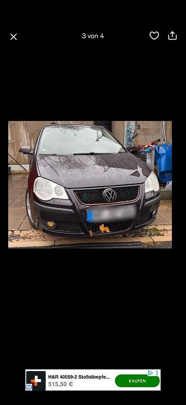 Gebraucht VW Polo 101 PS (74 kW) 2008 Schwarz Kleinwagen