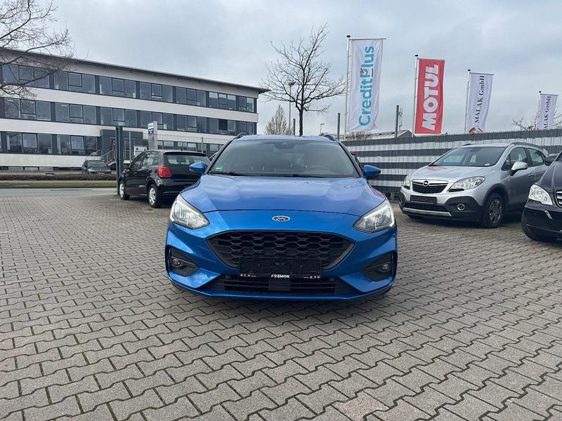 Gebraucht Ford Focus ST-Line 120 PS (88 kW) 2019 Blau Kombi