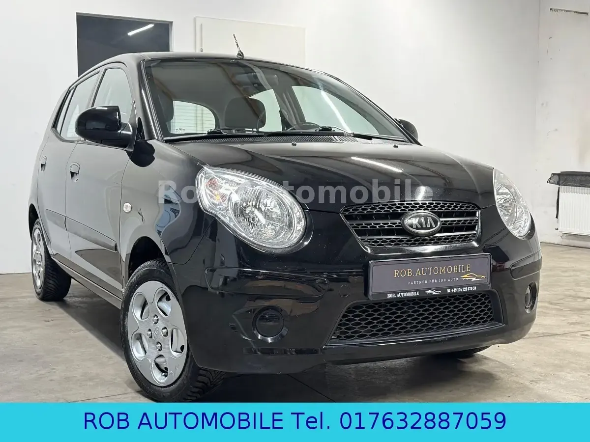 Gebraucht Kia Picanto Start 65 PS (47 kW) 2009 Schwarz Kleinwagen