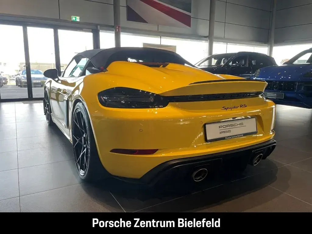 Gebraucht Porsche 718 Spyder RS 500 PS (367 kW) 2024 Gelb Cabrio