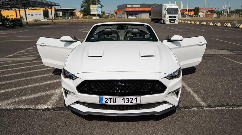 Weiß Gebraucht 2018 Ford Mustang GT Cabrio | 38.000 € (Superpreis) - Bild 1/4