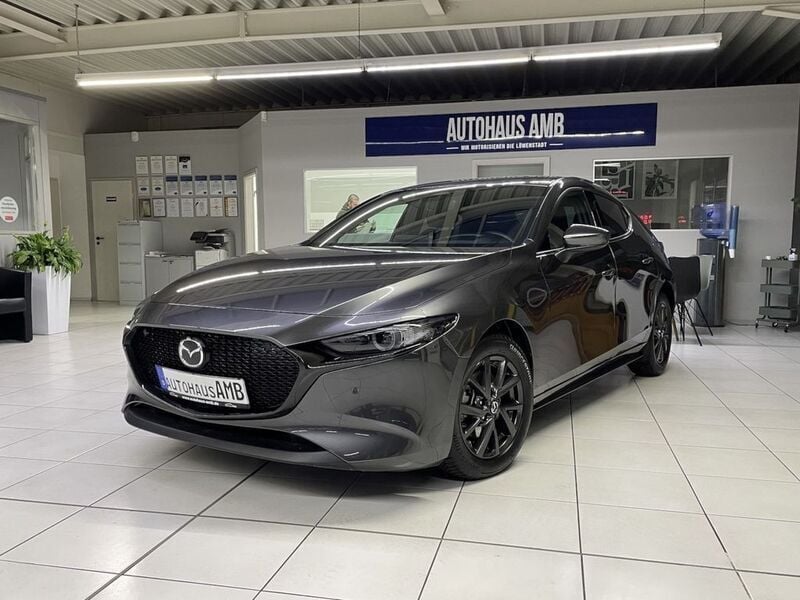 Grau Gebraucht 2023 Mazda 3 Exclusive-Line Limousine | 25.800 € (Guter Preis) - Bild 1/4