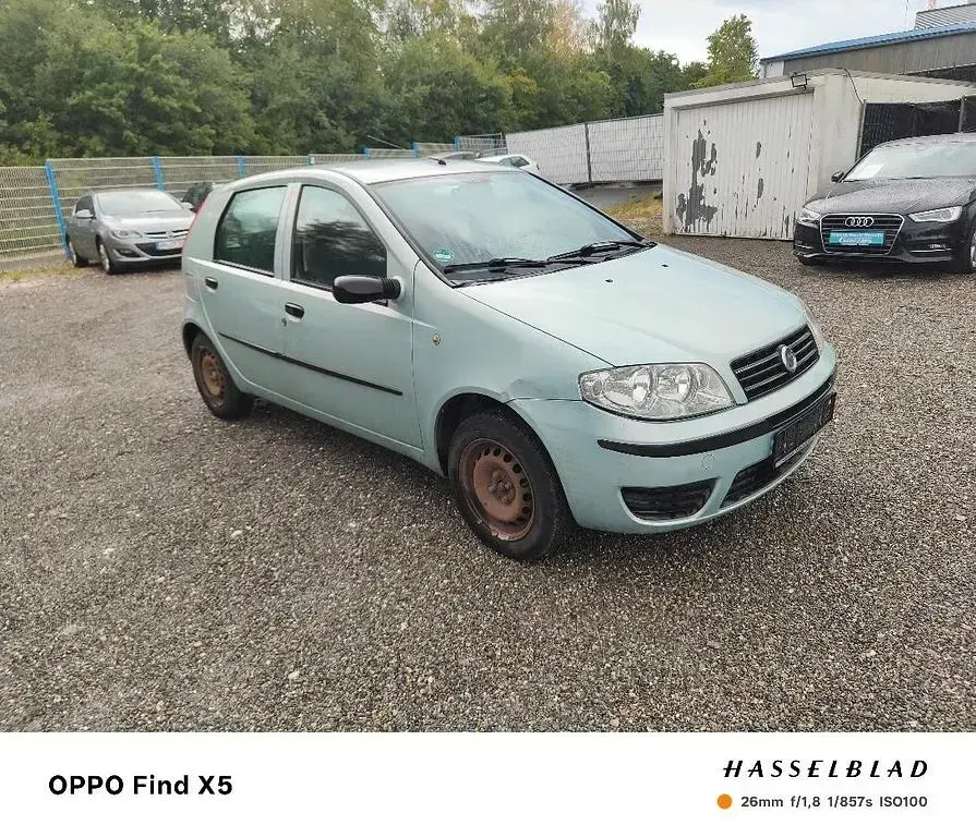 Gebraucht Fiat Punto Dynamic 60 PS (44 kW) 2003 Grün Kleinwagen