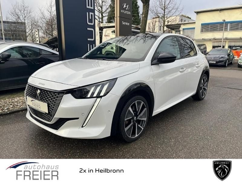 Weiß Gebraucht 2022 Peugeot e-208 GT Kleinwagen | 16.490 € (Guter Preis) - Bild 1/1