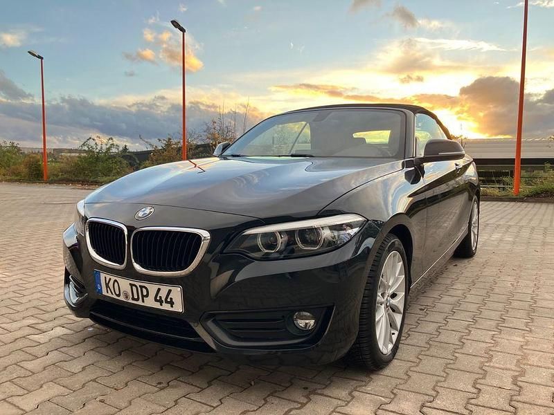 Schwarz Gebraucht 2018 BMW 218 Sport Line Cabrio | 15.500 € (Guter Preis) - Bild 1/4