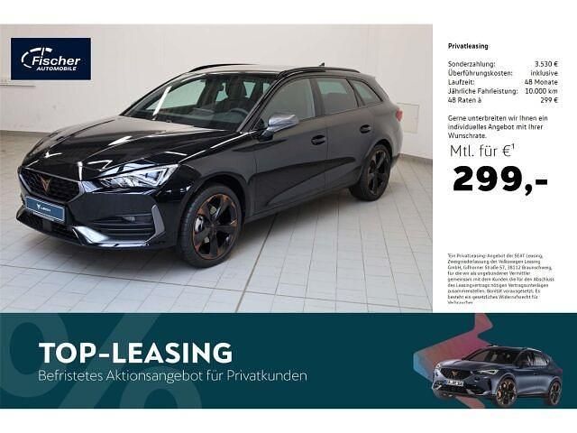 Gebraucht Cupra Leon 150 PS (110 kW) 2024 Midnight schwarz metallic Limousine