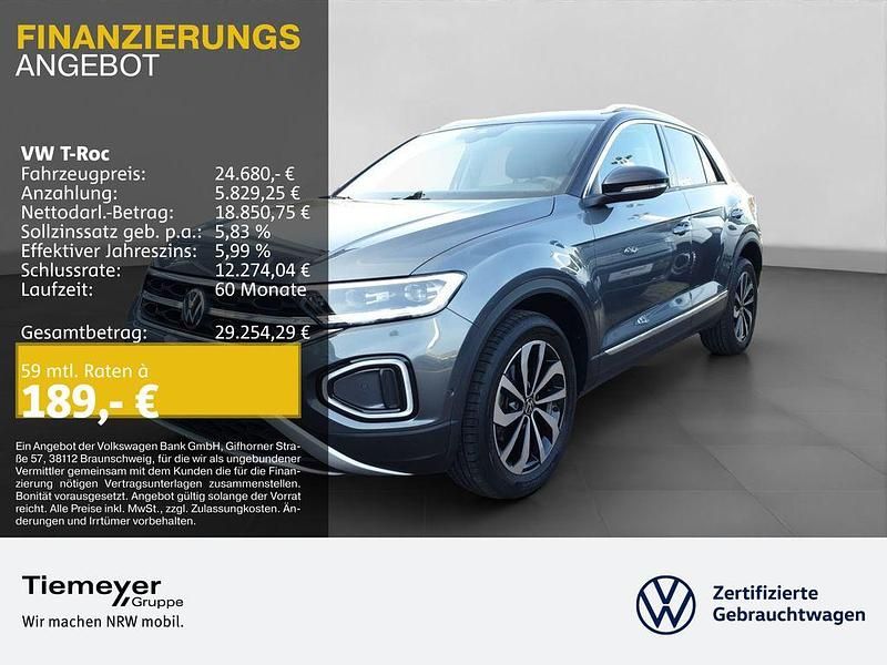 Gebraucht VW T-Roc Style 150 PS (110 kW) 2022 Grau SUV