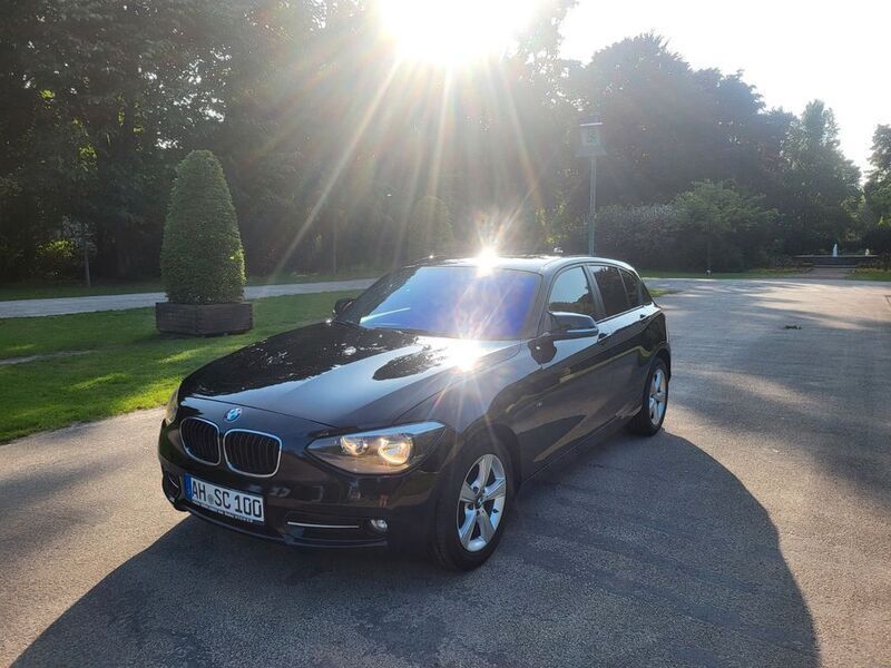 Schwarz Gebraucht 2014 BMW 116 Efficient Dynamics Kleinwagen | 7.000 € (Fairer Preis) - Bild 1/4