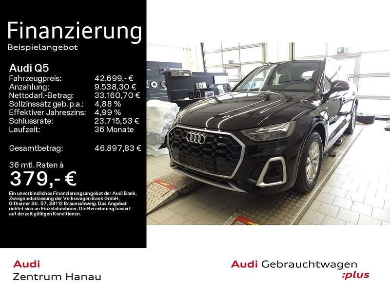 Gebraucht Audi Q5 S-Line 204 PS (150 kW) 2024 Mythosschwarz metallic SUV