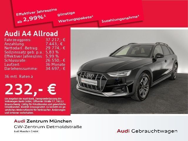 Brillantschwarz Gebraucht 2023 Audi A4 Allroad Ambiente Kombi | 38.485 € (Fairer Preis) - Bild 1/2