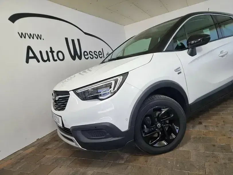 Gebraucht Opel Crossland X 110 PS (80 kW) 2020 Schneeweiss/summitwhite/arctic SUV
